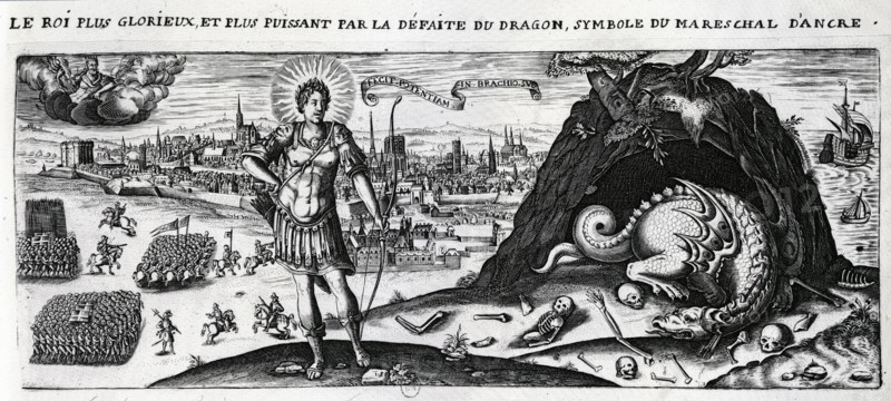 Allegory with the glory of Louis XIII