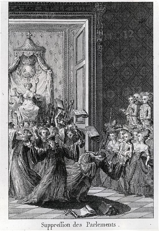 Reform of the French National Constituent Assembly: abolition of the parliaments