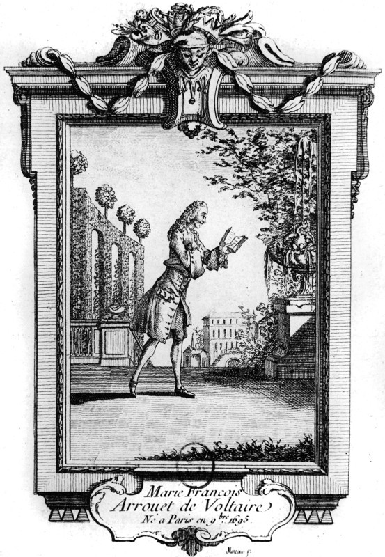 Voltaire in his gardens -