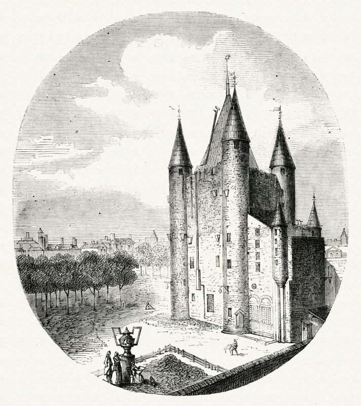 Temple tower where the French royal family were incarcerated