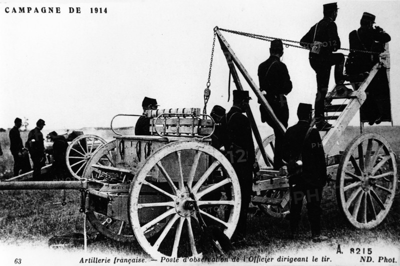 Observation post ok French artillery