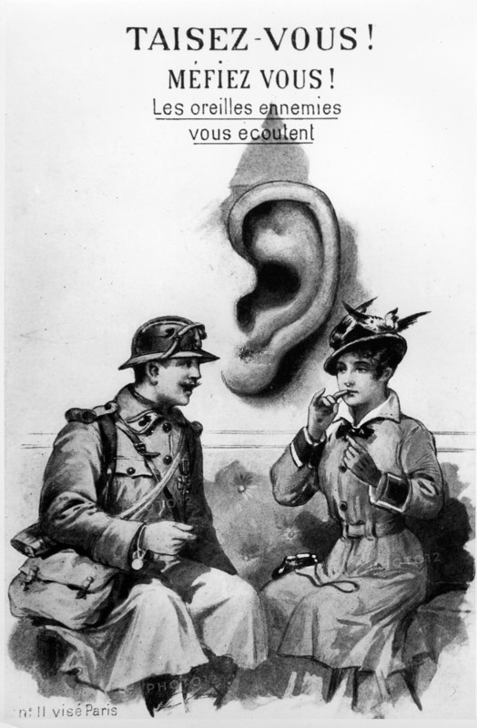 The fear of the spies