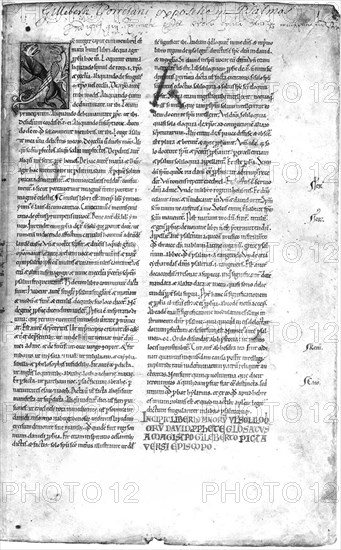 Commentaires de Gilbert de la Porée, contemporain d'Abélard