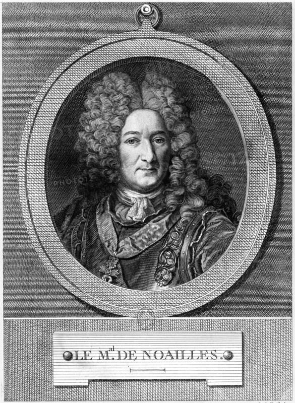 Noailles (Adrien Maurice, comte d'Ayen  - paris 1678 - 1786).