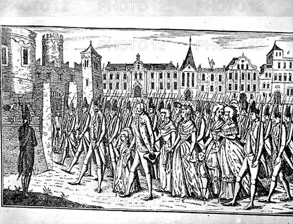 Juin 1791. Retour de Varennes de la famille royale.