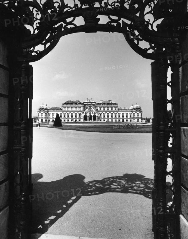 The Belvedere Palace in Vienna