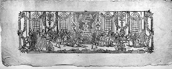 Birth of the first Dauphin, Louis-Joseph-Xavier, on 22 October 1781