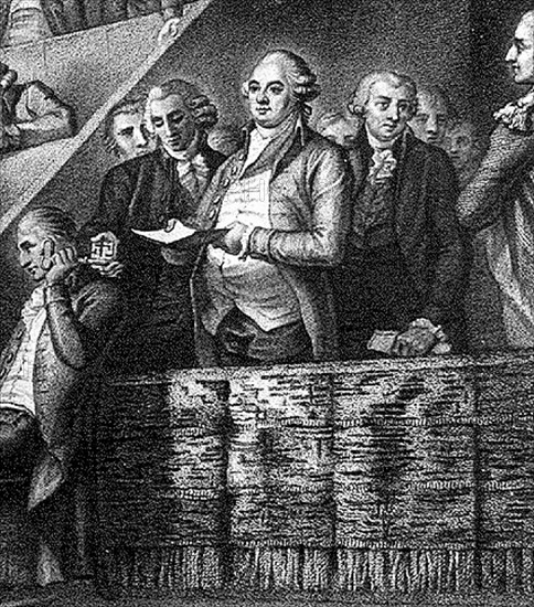 The King's trial, 26th December 1792