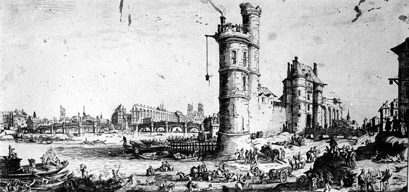 Paris. Ancienne enceinte de Philippe Auguste.