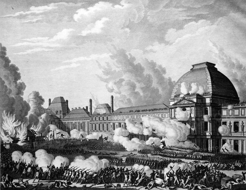 10 août 1792. Prise des Tuileries.