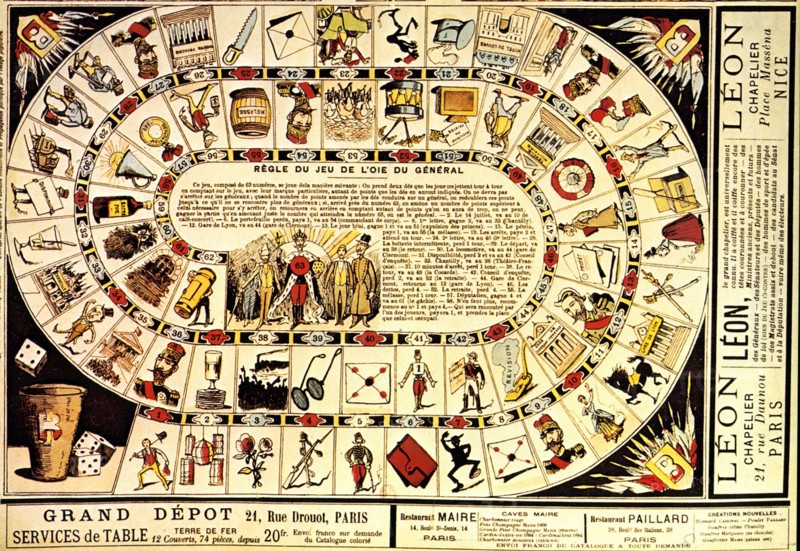 Mars 1889. Eventail boulangiste.