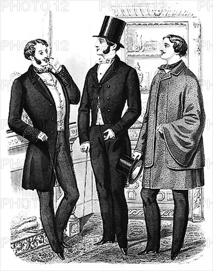 Men's fashion under the Second Empire