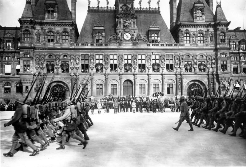 Funeral of the Galliéni General;  June first, 1916.