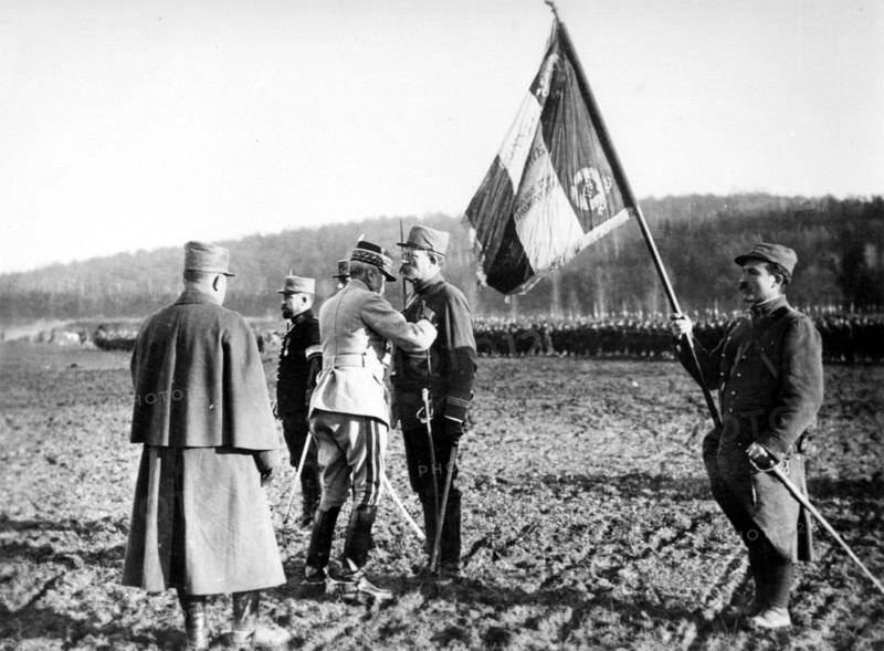 Decorations on the battle field.  1915