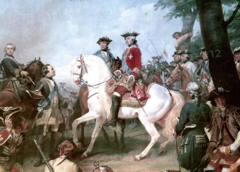 Vernet, La Bataille de Fontenoy, 11 mai 1745 (détail)