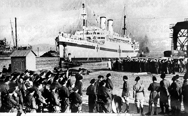 Repatriation of General Dentz's forces