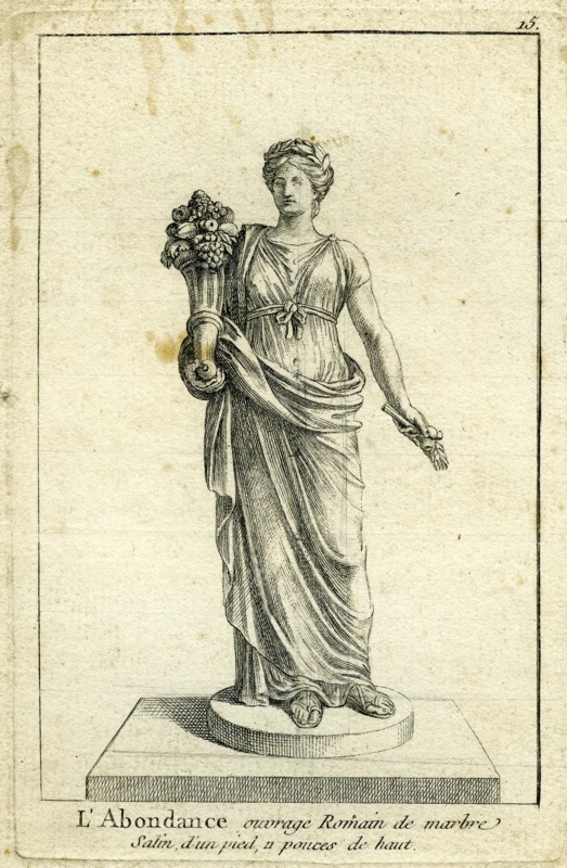 Mythologie romaine. La déesse de l'abondance.
