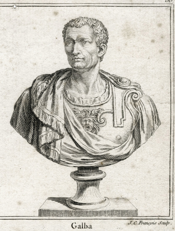 Galba (-5 to 69).  Roman emperor (68 69).