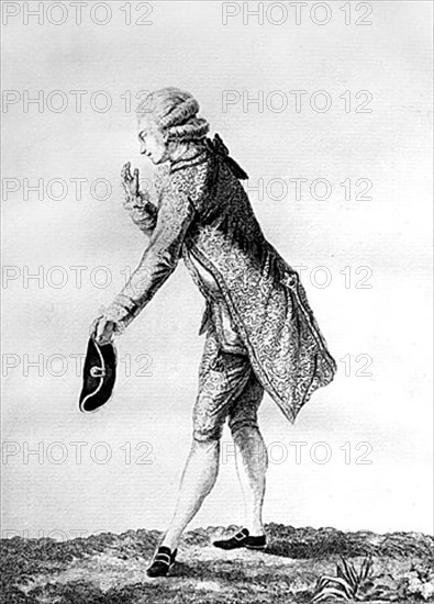 Elegant men's fashion under Louis XVI