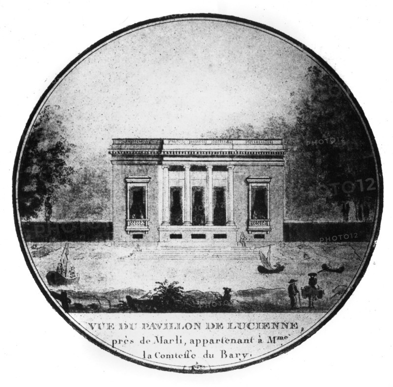 House of Lucienne (Louveciennes).  Remain of the countess of Barry.