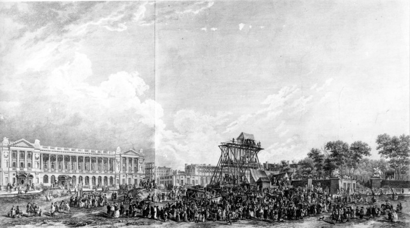 On érige la statue de Louis XV sur la place qui portera son nom.