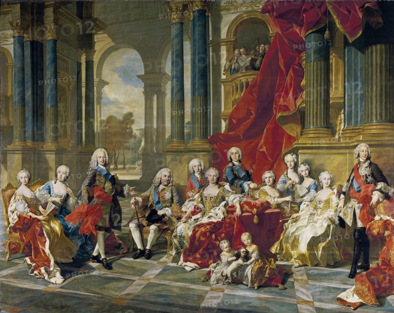 Van Loo, La famille de Philippe V