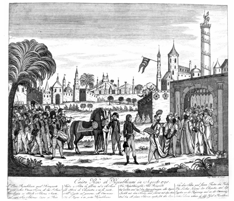 Juillet 1798. Entrée de Napoléon Bonaparte au Caire.