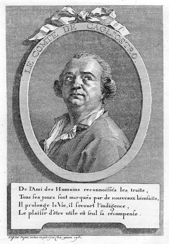 Giuseppe Balsamo, dit le comte de Cagliostro (1743-1795).