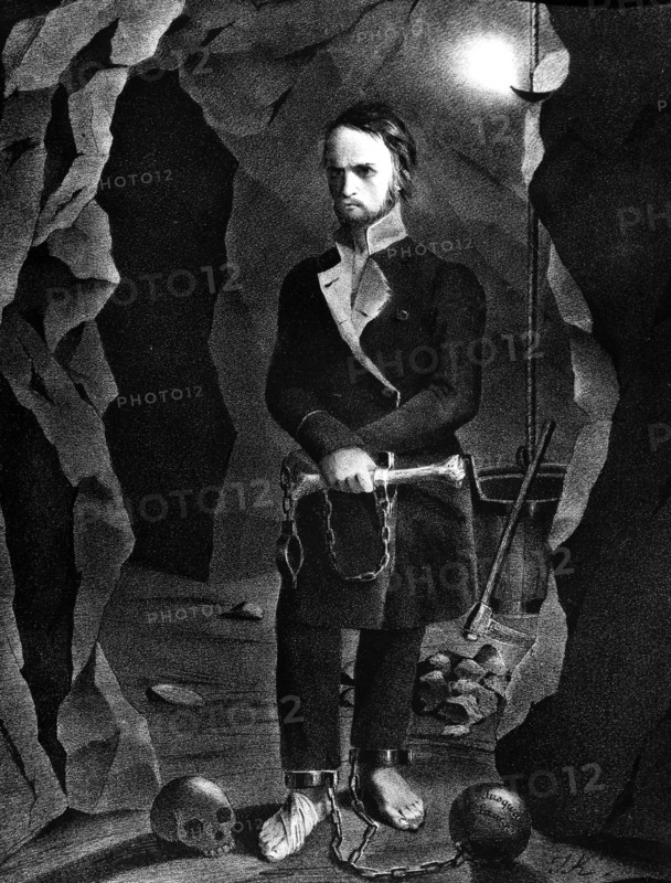 Captive Blanqui with the Michaelmas Mount.