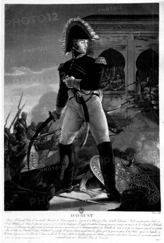 Louis Nicolas Davoust, duke of Auerstaedt (1770-1823).
