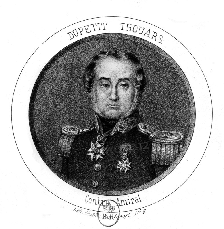The rear-admiral Abel Dupetit-Thouars (1793-1864).