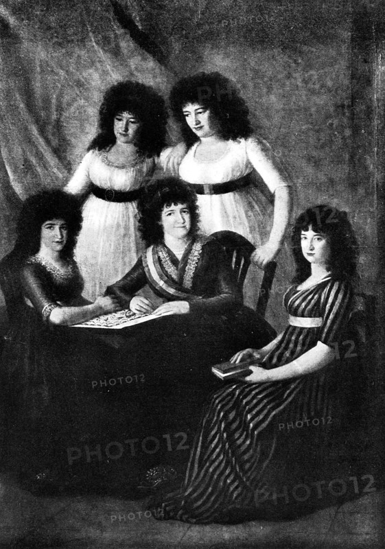 The countess of Montijo, mother of Impératrice Eugènie