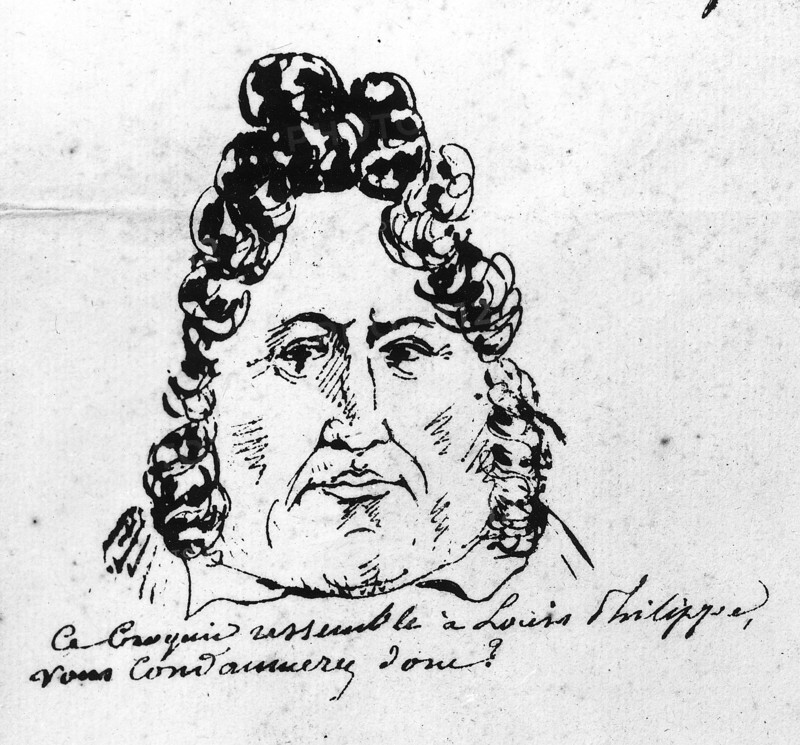 Caricature de Louis-Philippe