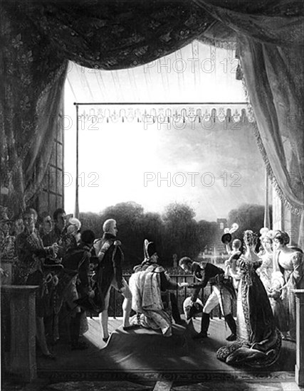 The Duke of Angouleme returns from Spain