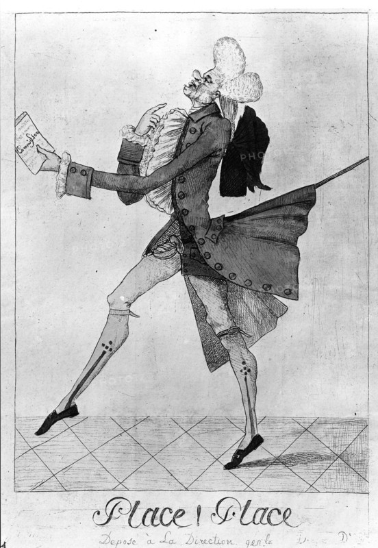 Restoration 1820.  Caricature.  The return of Emmigrés.