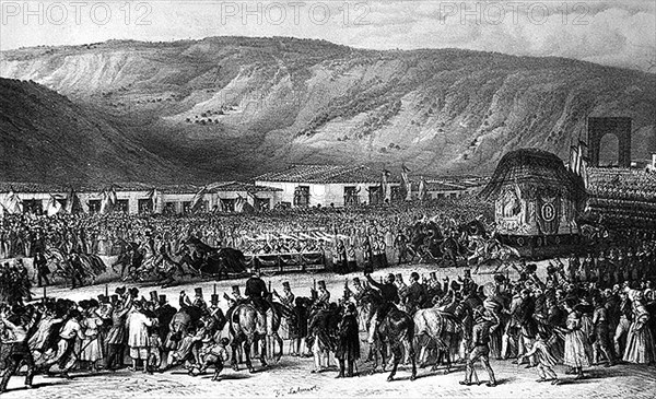 Transfer of the ashes of Simon Bolivar