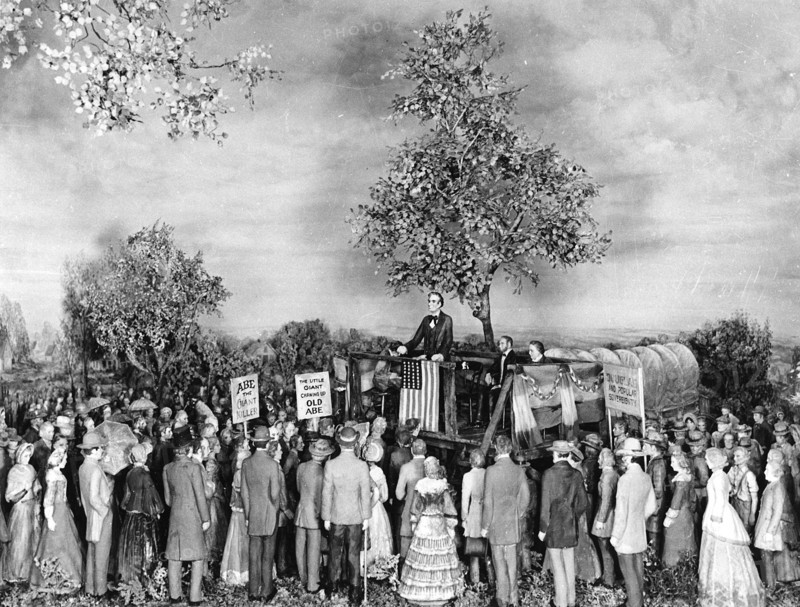 Etats-Unis. 27 août 1858. Les discours de Lincoln