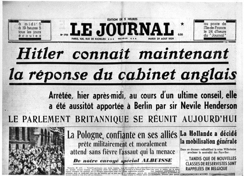 The Parisian one ":  Preliminaries with the War Holland mobilizes.