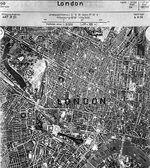 German aerial photograph