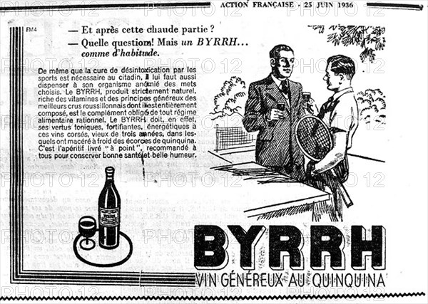 Advertisement for Byrrh