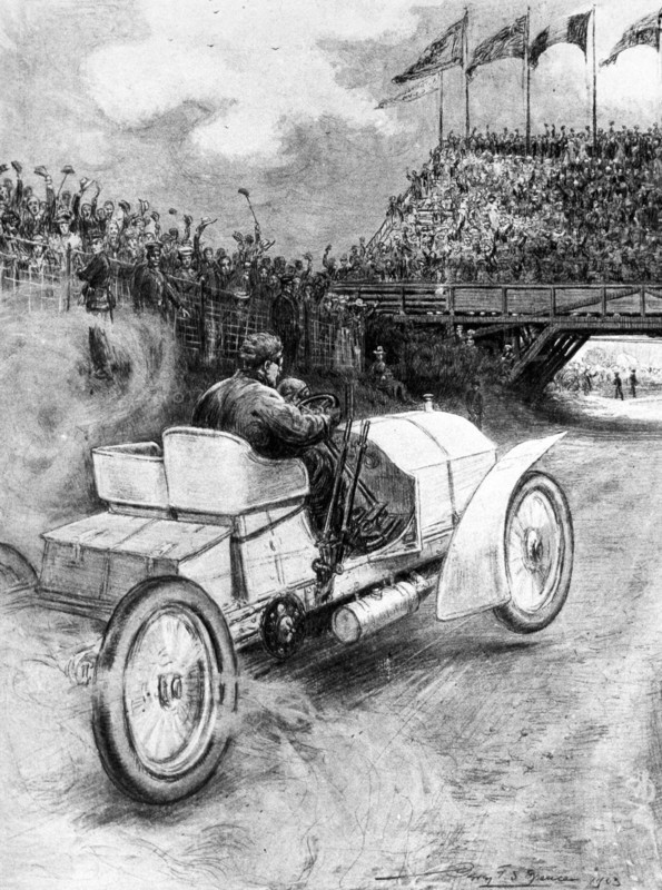 Cut Gordon-Bennett.  Jenatzi, 1903
