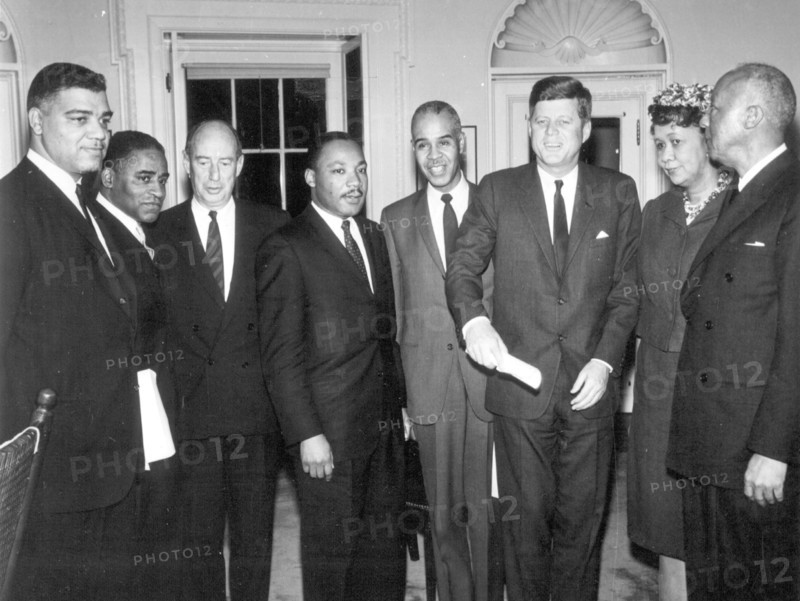 Reception of the black leaders by Kennedy.  March 17, 1962.