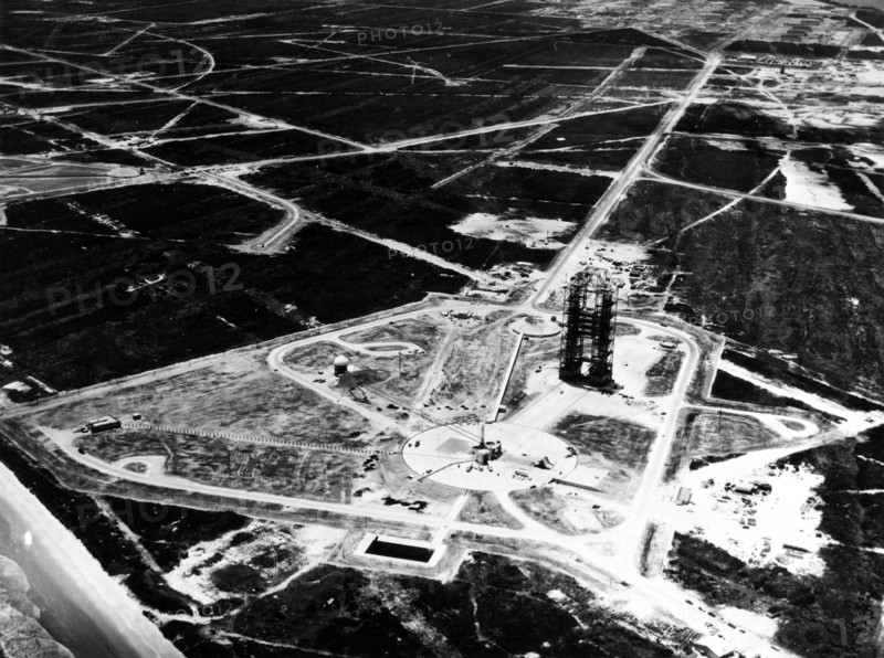 Cap Canaveral. Site de lancement pour les fusées Saturne.
