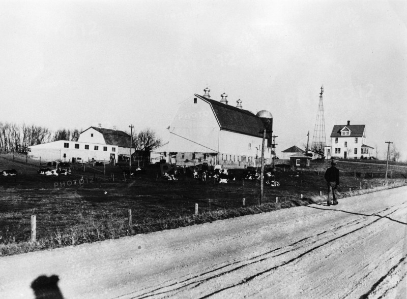 Etats-Unis. Après 1945. Une ferme modèle près de Minneapolis.