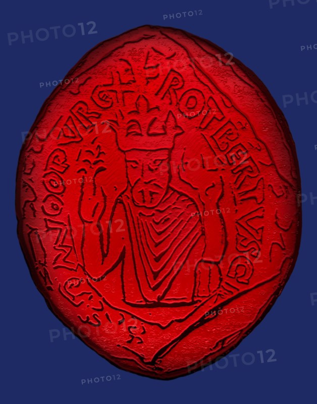 Seal of Robert II, king of France (996-1031)
