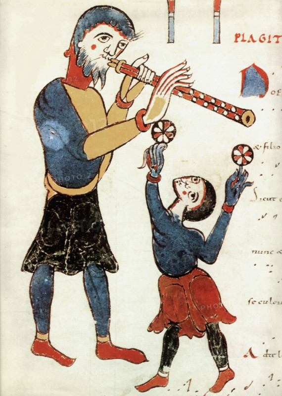 Dancers and musicians