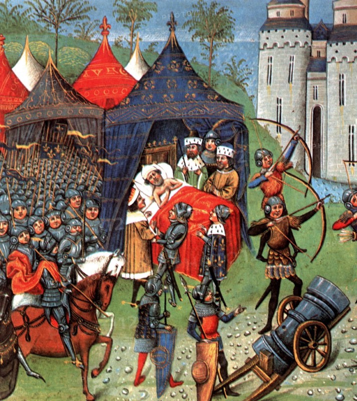 Mort de du Guesclin (1320-1380)
