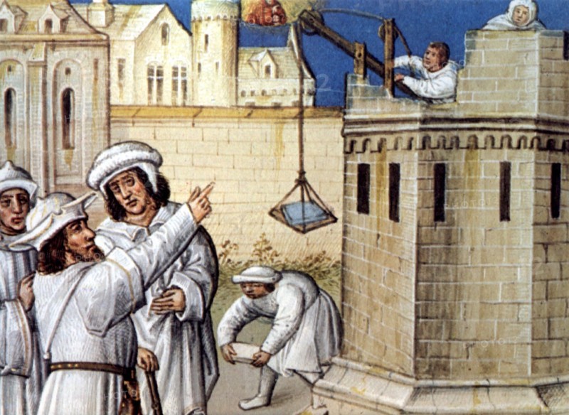 Construction of a fortified castle