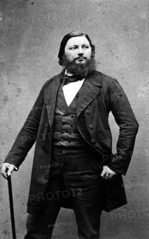 Carjat. Photograph of Gustave Courbet