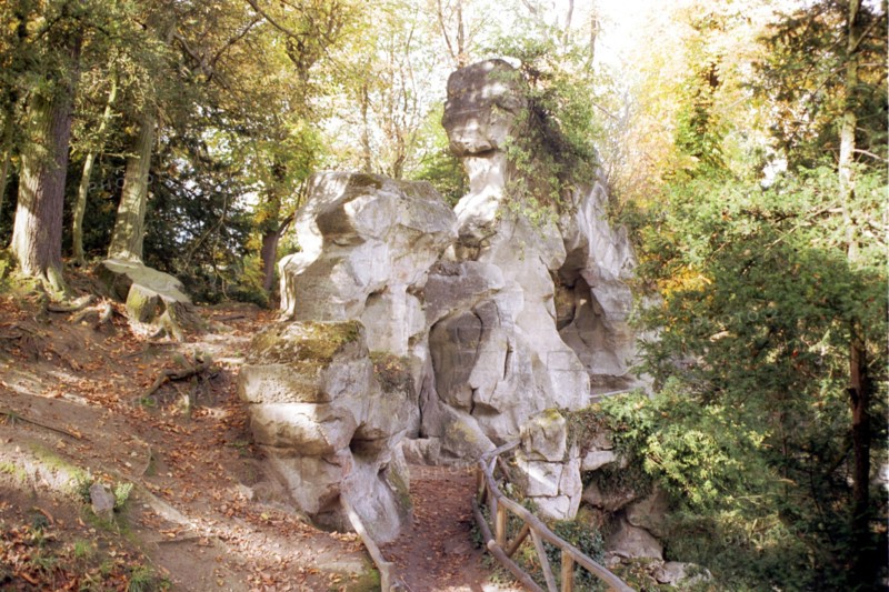 Versailles, the "Snail Rock" at the Belvedere pavilion